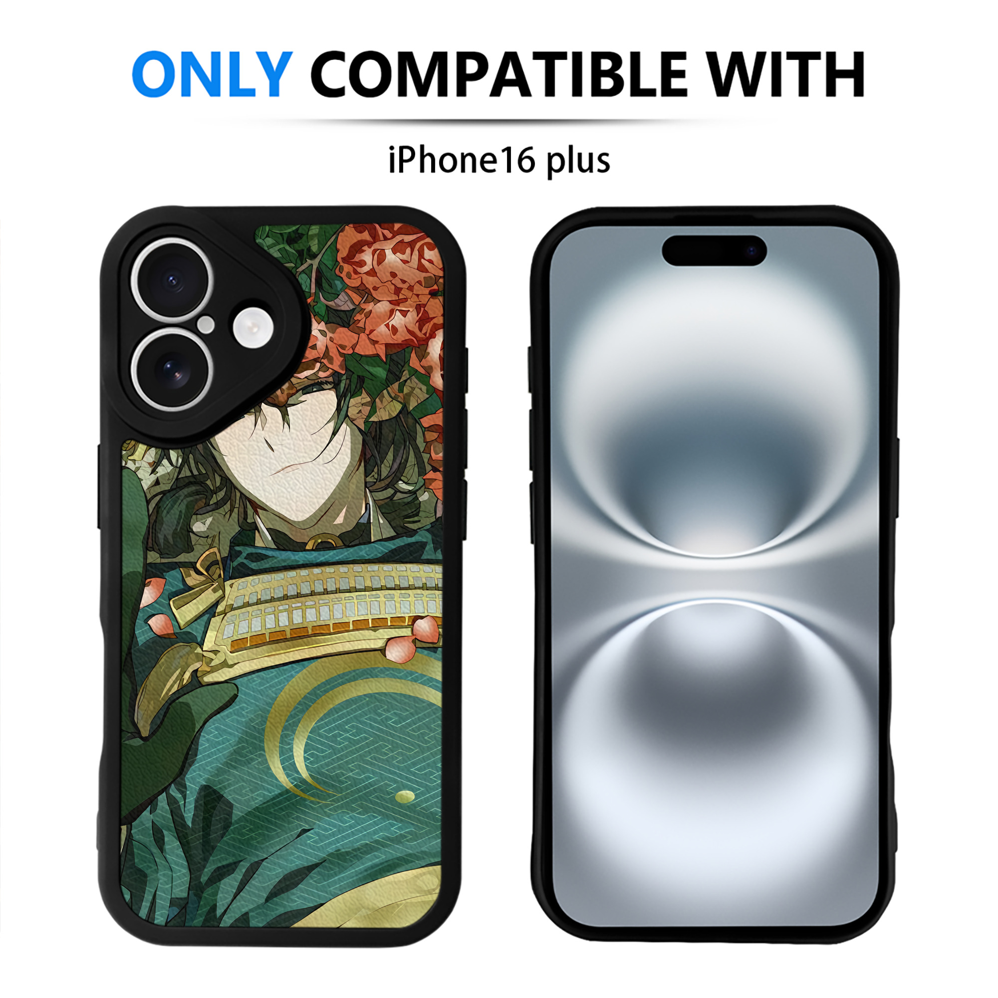 （画像用） 刀剣乱舞 Touken Ranbu 【iPhone 16シリーズ対応】シリコンスマホケース（レザー調） 材質：シリコン
